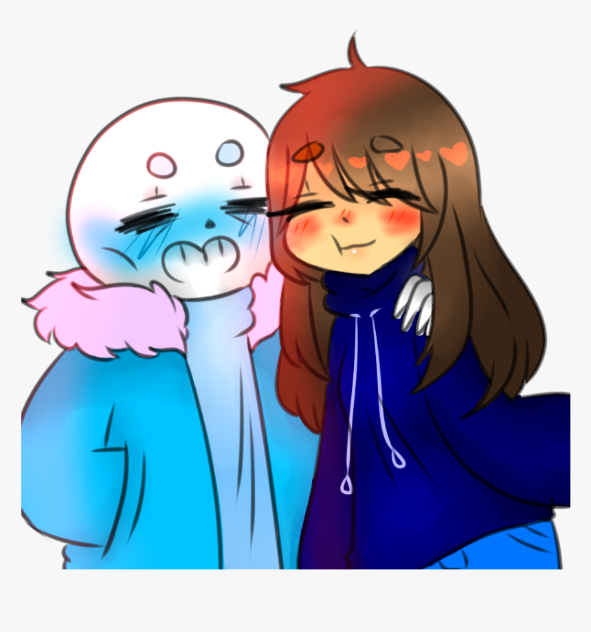 Sans X Chara Undertale Hd Png Download Undertale Fanart Frisk X Sans Transparent Png Kindpng