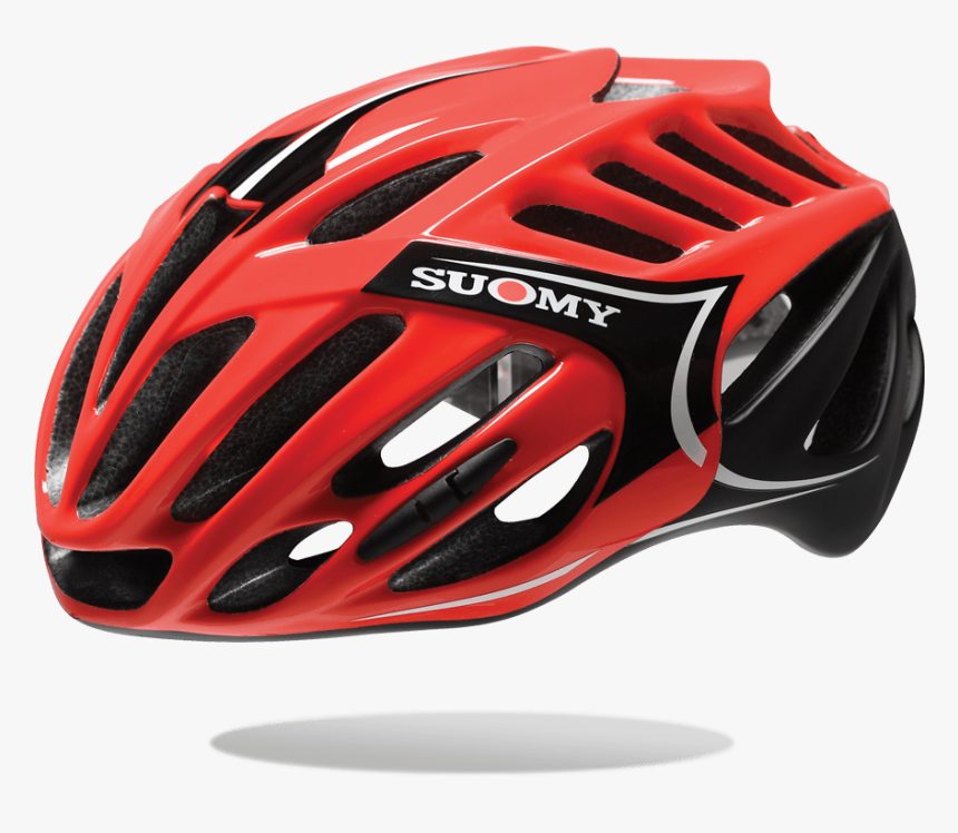 Red Fluo / Black - Helmets Bike Suomy Timeless, HD Png Download, Free Download