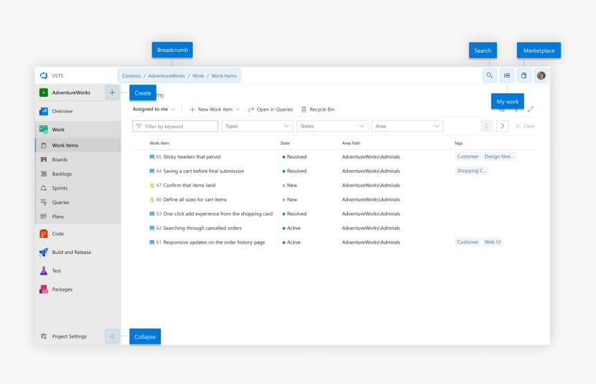 Vsts Fluent Design - Fluent Design Navigation, HD Png Download, Free Download