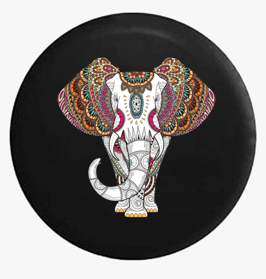 Tribal African Elephant - Elefante Tribal, HD Png Download, Free Download