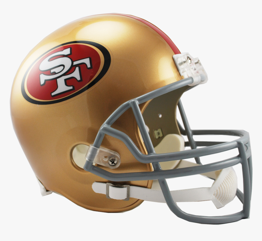 San Francisco 49ers Vsr4 Replica Helmet - 49ers Helmet Png, Transparent Png, Free Download