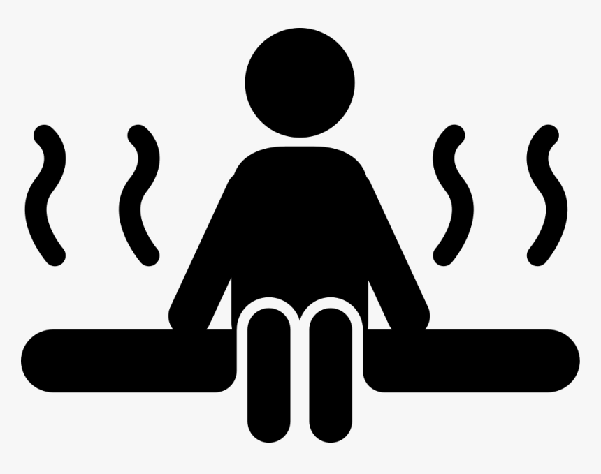Person Silhouette In Sauna - Sauna Png, Transparent Png, Free Download