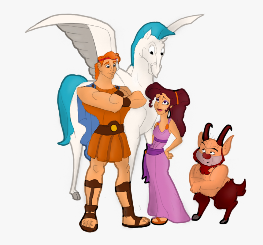 Hercules Meg And Pegasus, HD Png Download, Free Download