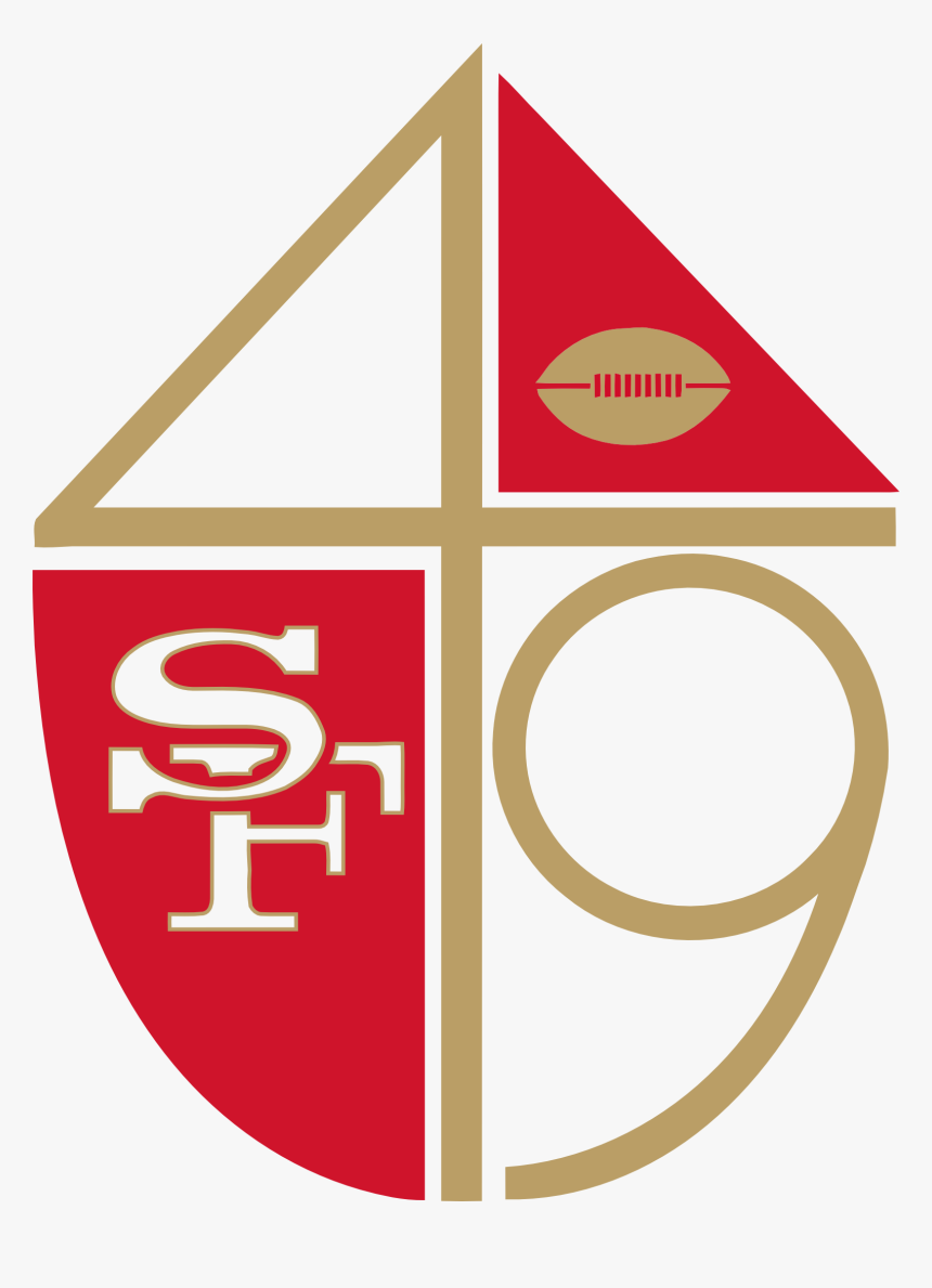 49ers Logo Png - Logos And Uniforms Of The San Francisco 49ers, Transparent Png, Free Download
