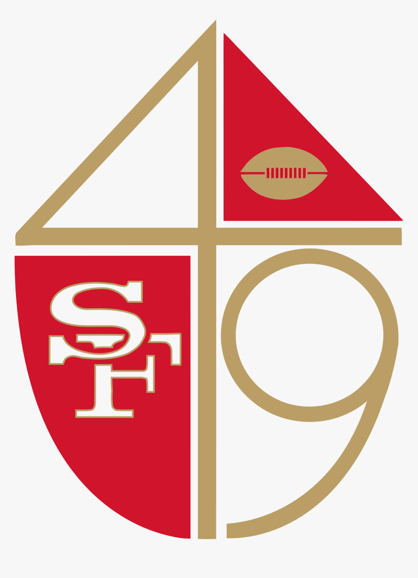 logos and uniforms of the san francisco 49ers