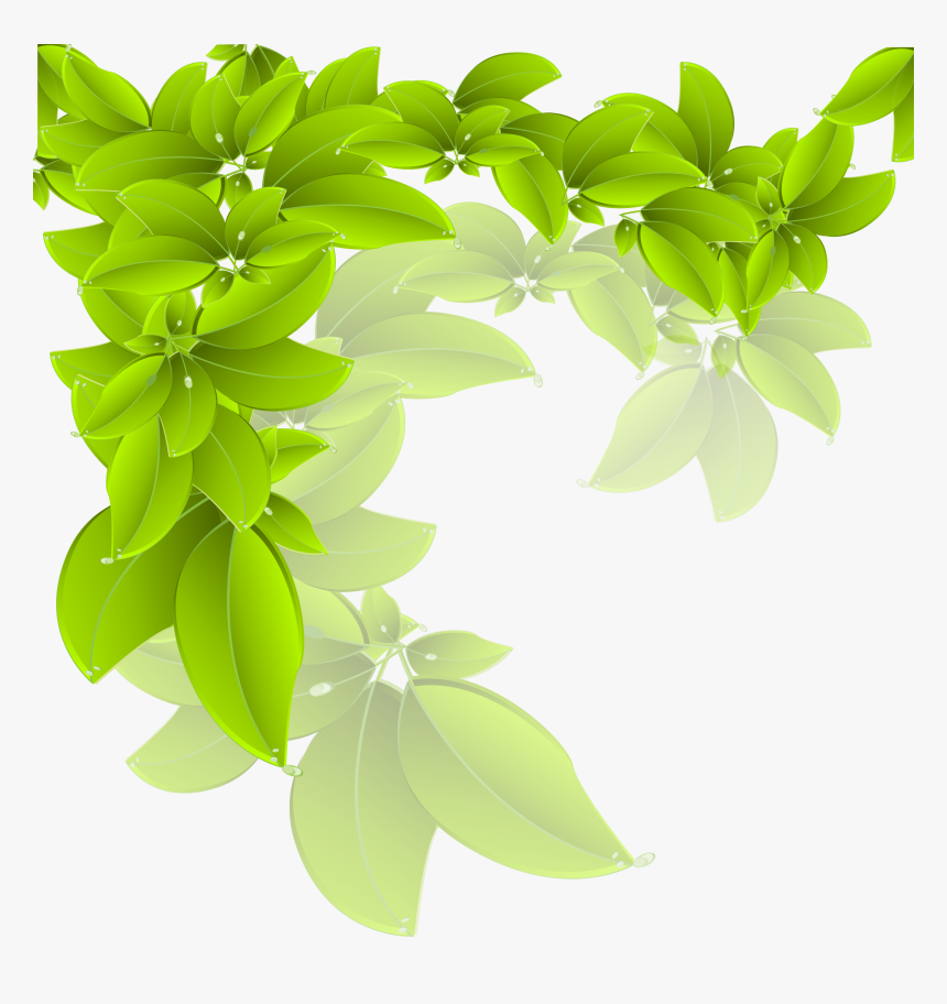 Vector Green Leaves Png, Transparent Png, Free Download