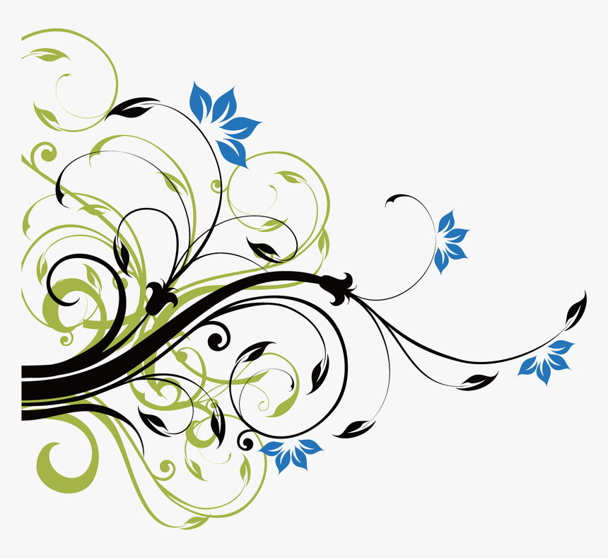 Transparent Swirl Pattern Png - Flower Swirl Vector Png, Png Download, Free Download