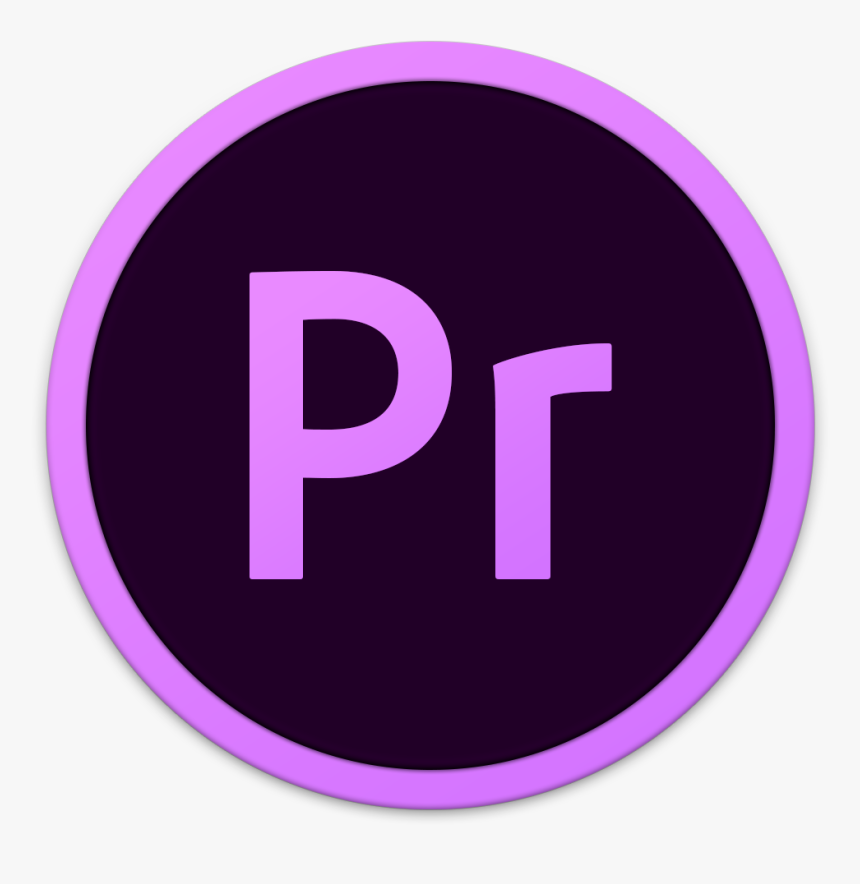 Adobe Pr Icon - Adobe Premiere Logo Circle, HD Png Download, Free Download
