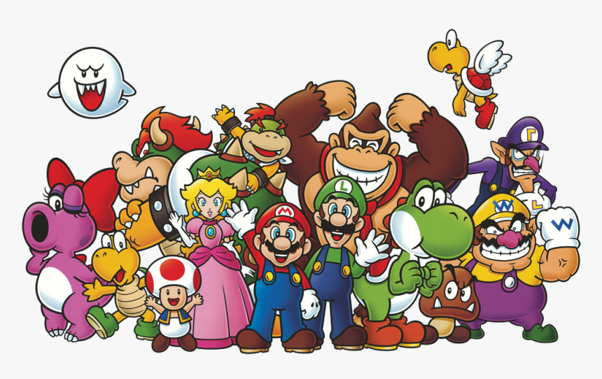 Super Mario Characters, HD Png Download, Free Download