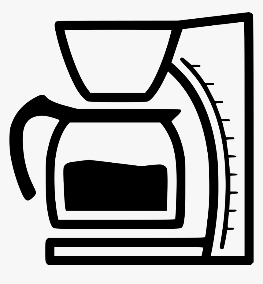 Filter Coffee Maker - Filter Coffee Machine Vector, HD Png Download, Free Download