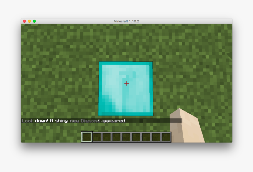 Empty Ground Diamond Ground Minecraft Old Diamond - New Diamond Block, HD Png Download, Free Download