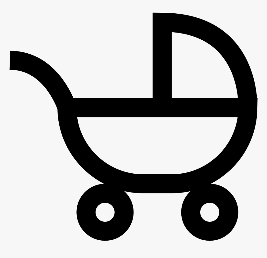 Transparent Pram Clipart - Transparent Baby Icon Png, Png Download, Free Download