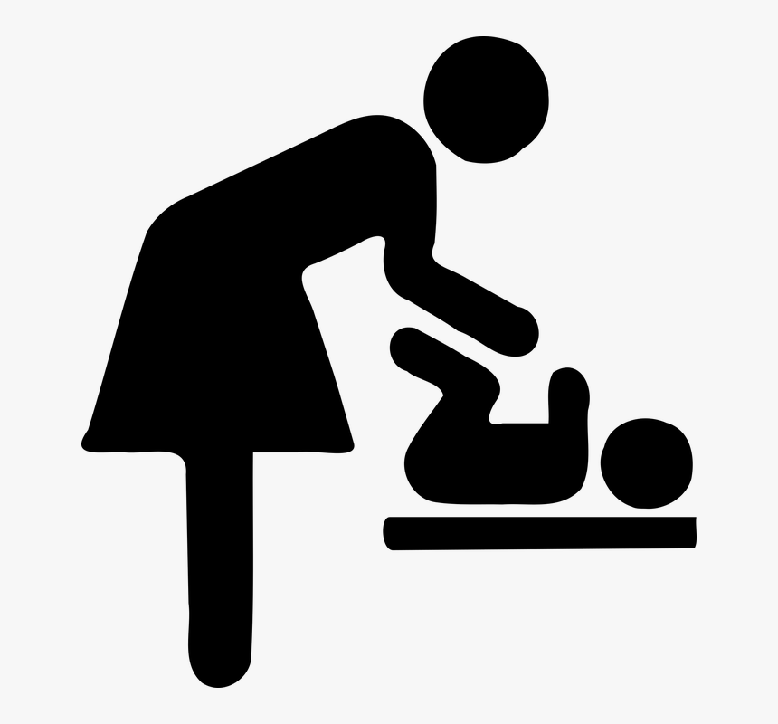 Baby, Diaper, Diaper Change, Icon, Iconic, Sign, Symbol - Baby Changing Station Icon, HD Png Download, Free Download