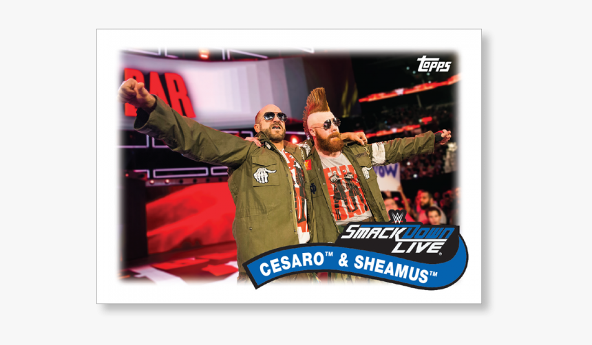 2018 Topps Wwe Heritage Cesaro & Sheamus Tag Teams - Banner, HD Png Download, Free Download