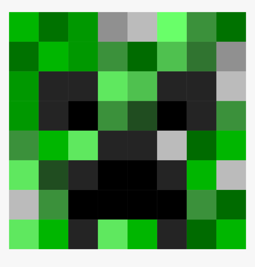 Minecraft Creeper Face Clip Arts - Minecraft Creeper Head Transparent, HD Png Download, Free Download