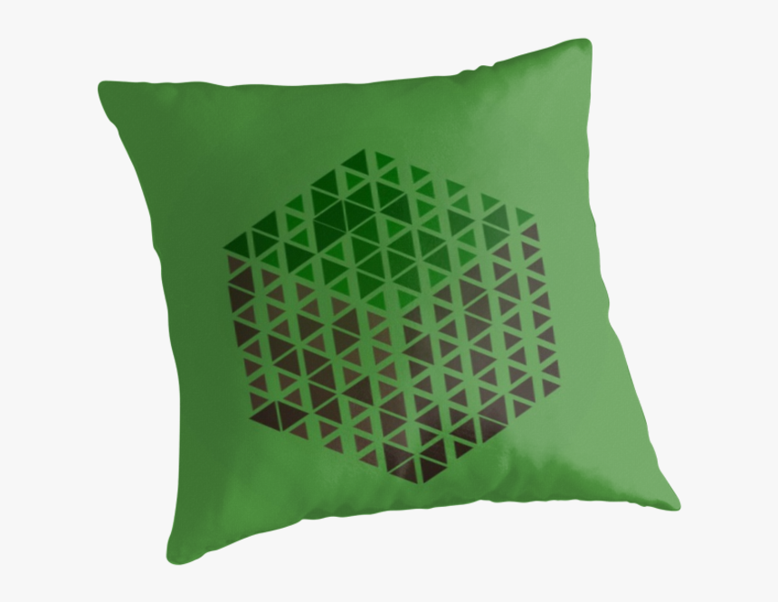 Minimalistic Minecraft Grass Block - Cushion, HD Png Download, Free Download