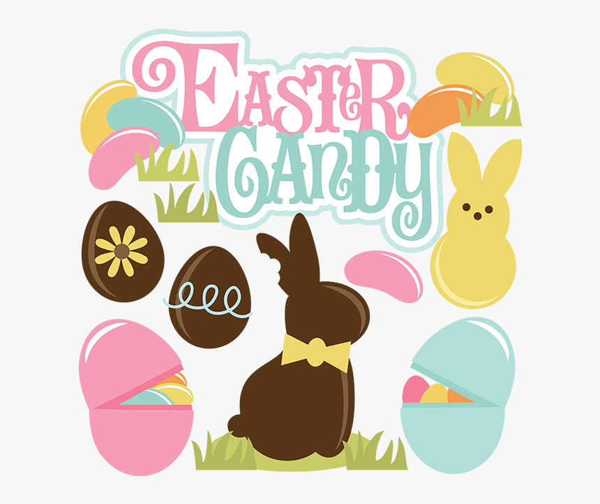 Easter Candy Svg Files For Cutting Machines Easter - Clip Art Easter Candy, HD Png Download, Free Download