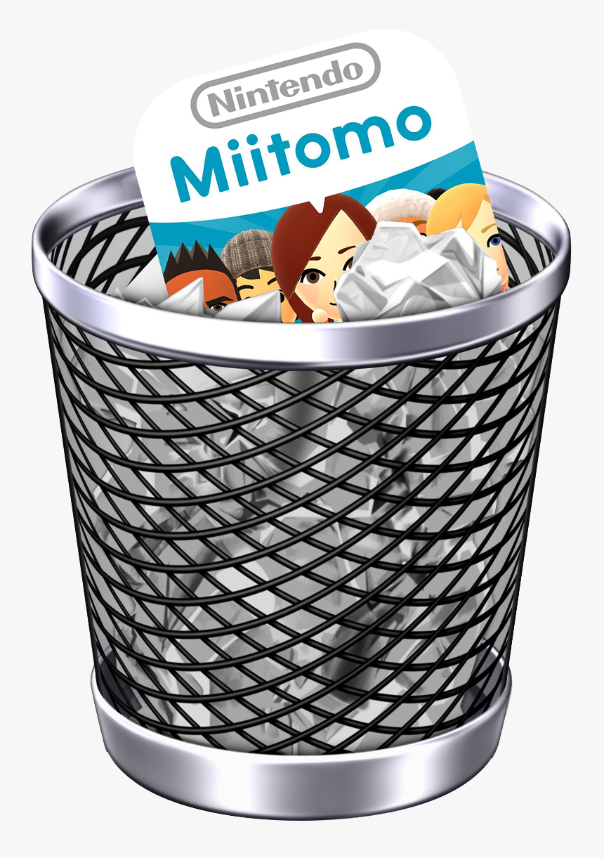 Trash Can With Paper Png, Transparent Png, Free Download