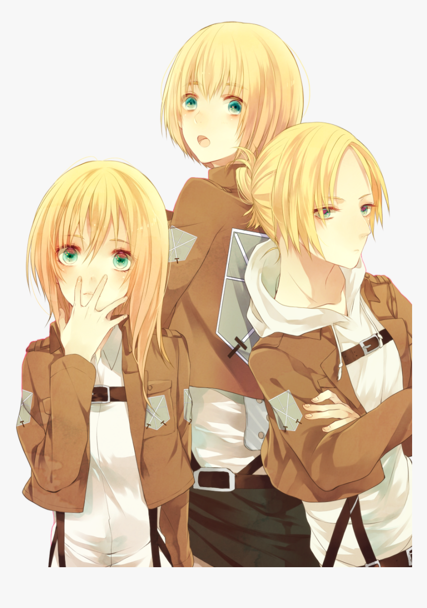 Attack On Titan Armin X Annie X Christa, HD Png Download, Free Download