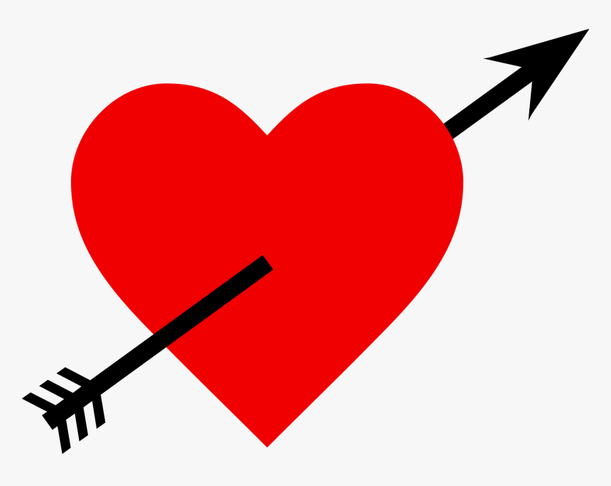 Love Heart With Arrow, HD Png Download, Free Download