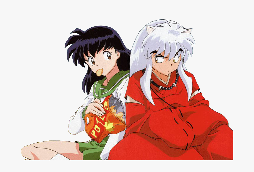 Inuyasha And Kagome , Png Download - Inuyasha And Kagome Png, Transparent Png, Free Download