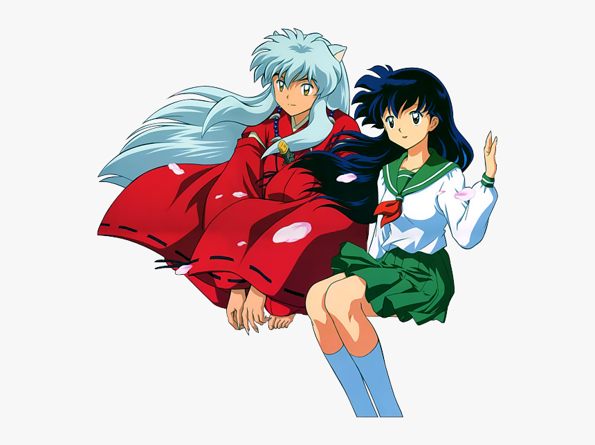 Transparent Inuyasha Png - Inuyasha And Kagome Png, Png Download, Free Download