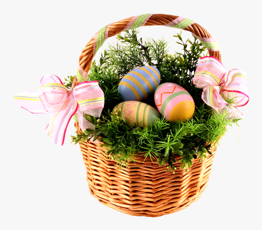 Easter Basket Bunny Free Download Png - Canasta De Pascua Png, Transparent Png, Free Download