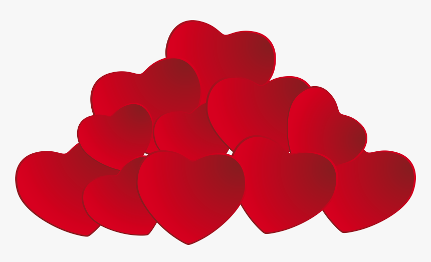 Pile Of Hearts Png Clipart - Pile Of Hearts, Transparent Png, Free Download
