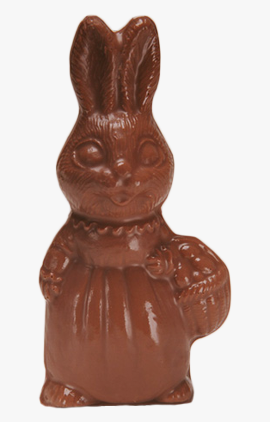 Chocolate Girl Bunny Is Available In Milk Chocolate - Figurine, HD Png Download, Free Download