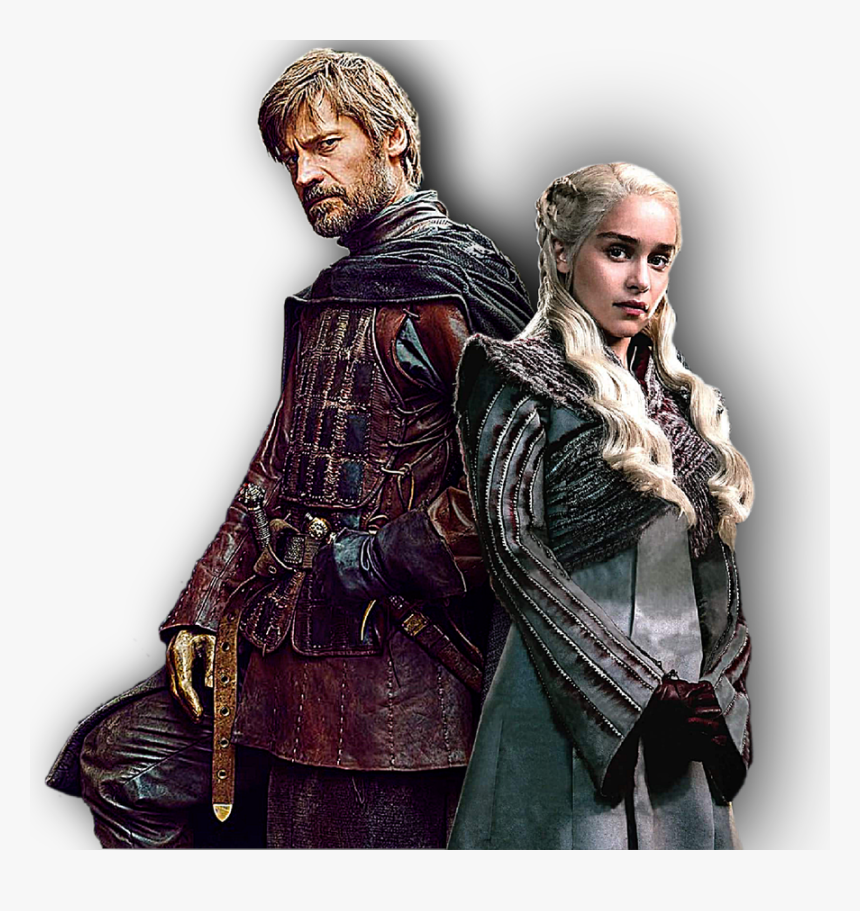 Jaime Lannister And Daenerys Targaryen- Got Png By - Got Jaime And Daenerys, Transparent Png, Free Download