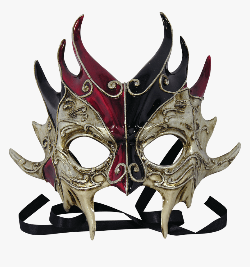 Venetian Fiend Masquerade Mask - Medieval Mask, HD Png Download, Free Download