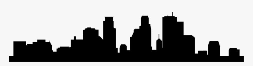 Minneapolis Skyline Silhouette, HD Png Download, Free Download