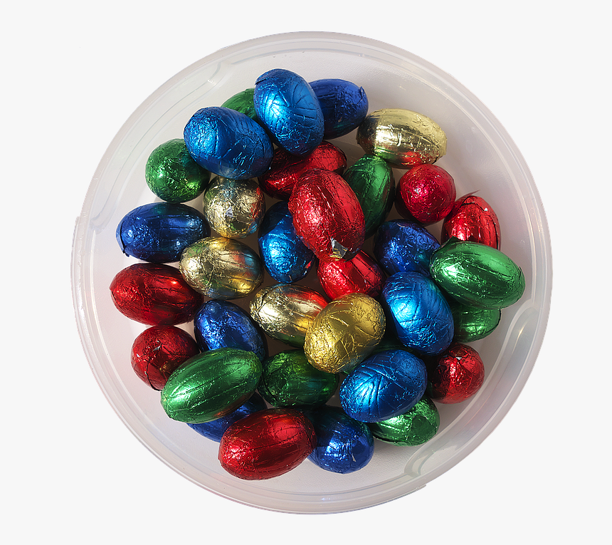 Easter Nest, Colorful Eggs, Chocolate, Candy, Shiny - Oua De Paste De Ciocolata, HD Png Download, Free Download
