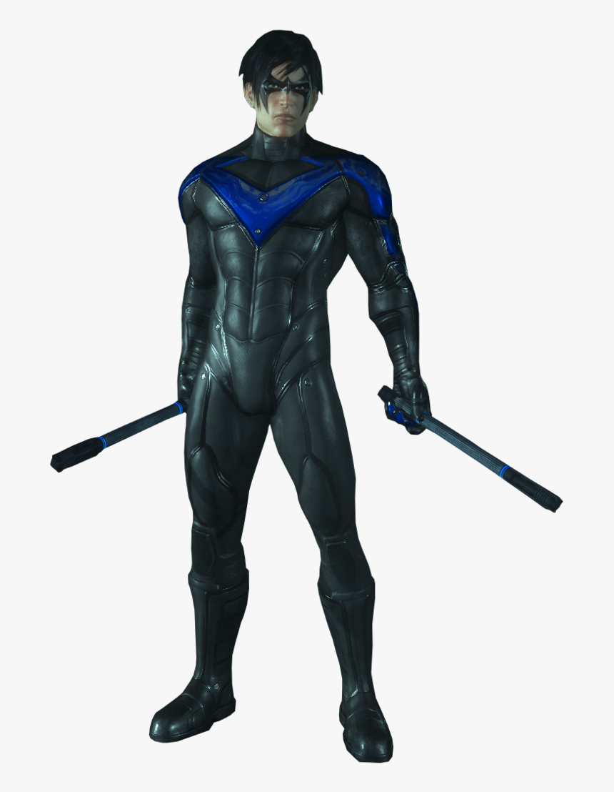 nightwing arkham city red