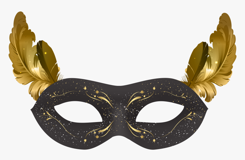 Free Carnival Mask Clip Art - Transparent Black Mask Png, Png Download, Free Download