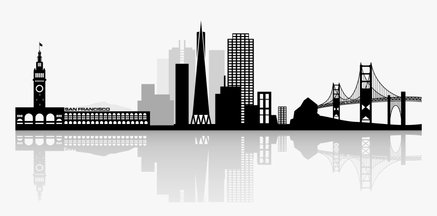 San Francisco Skyline Royalty-free - San Francisco Skyline Clipart, HD Png Download, Free Download