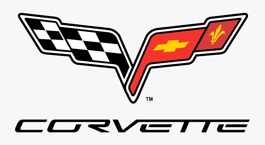Black And White Corvette Logo, HD Png Download, Free Download