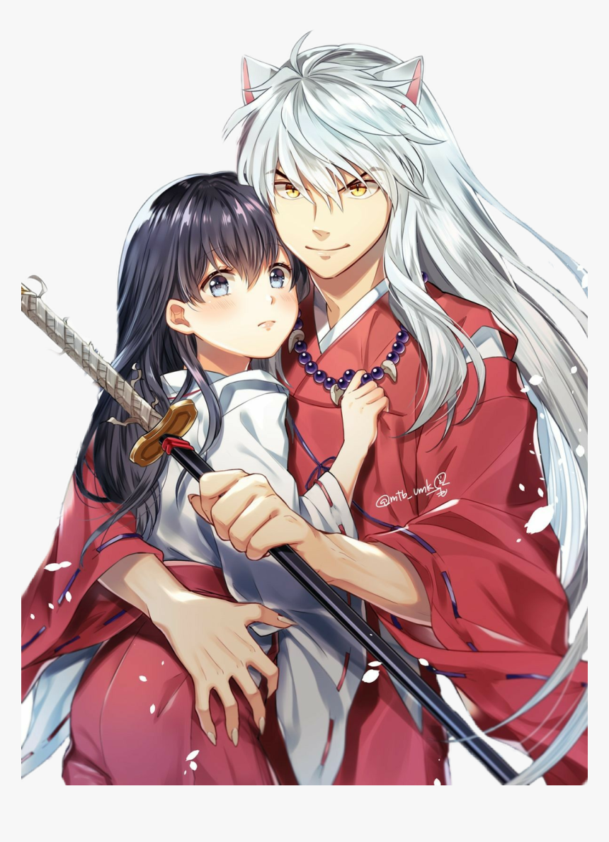 #inuyasha #kagome #inuyashaxkagome #animegirl - Anime Inuyasha And Kagome, HD Png Download, Free Download