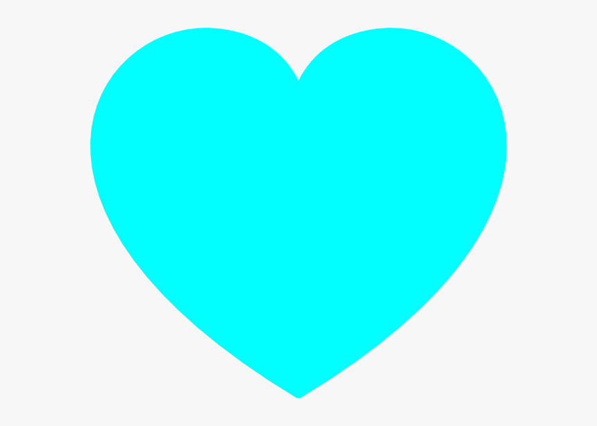 Heart, Png Blue - Light Blue Heart Clipart, Transparent Png, Free Download