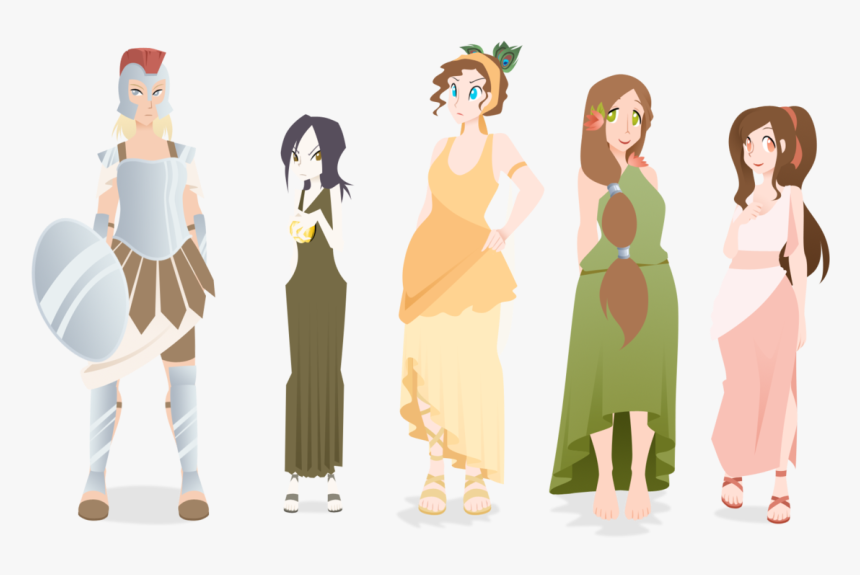 Transparent Greek Goddess Png - Greek Gods Transparent Cartoon, Png Download, Free Download