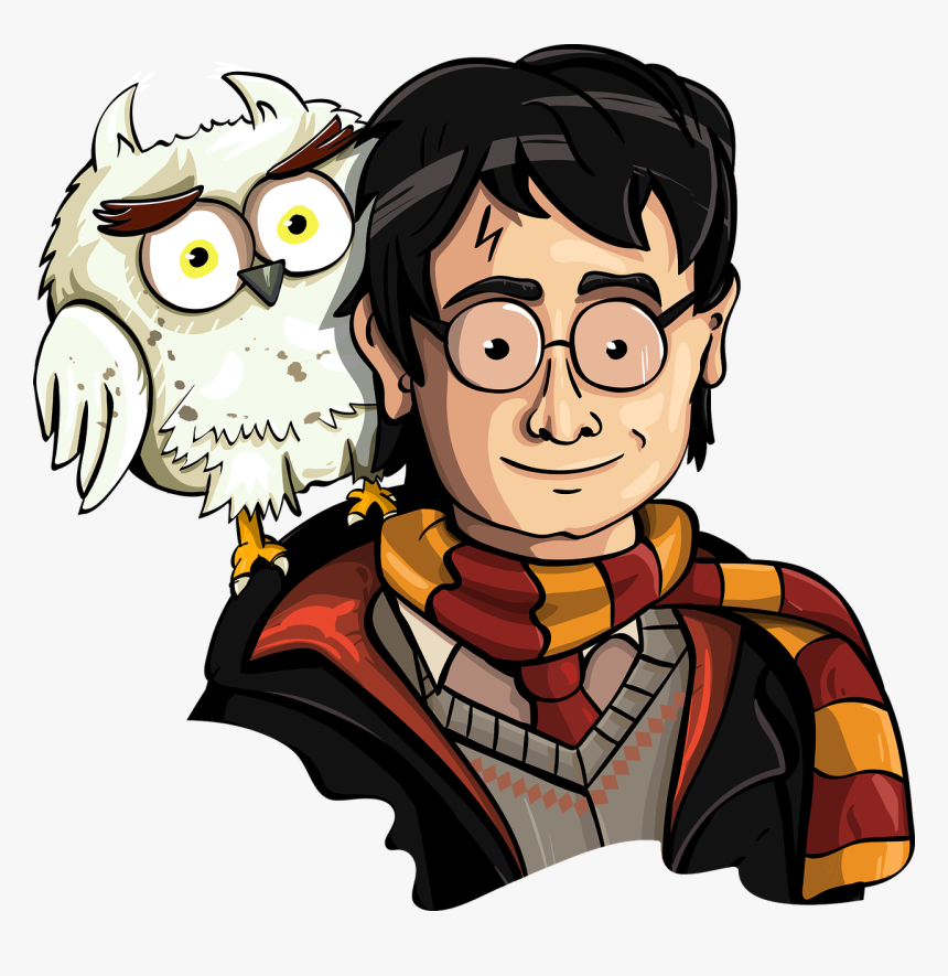 Harry Potter, Fan Art, The Wizard, Owl, Harry, Potter - Harry Potter, HD Png Download, Free Download