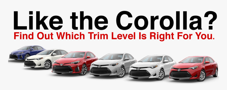 2017 Corolla Trim Levels, HD Png Download, Free Download