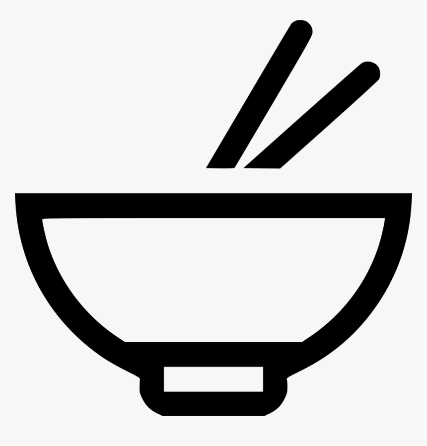 Food Bowl Noodle Chopstick Comments Clipart , Png Download - Bowl With Chopsticks Clipart, Transparent Png, Free Download