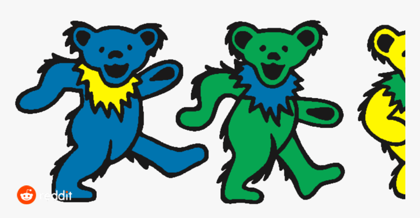 Transparent Gummy Bears Png - Grateful Dead Bears Png, Png Download, Free Download