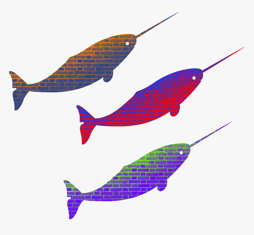 Clip Art Narwhal Watercolor - Swordfish, HD Png Download, Free Download