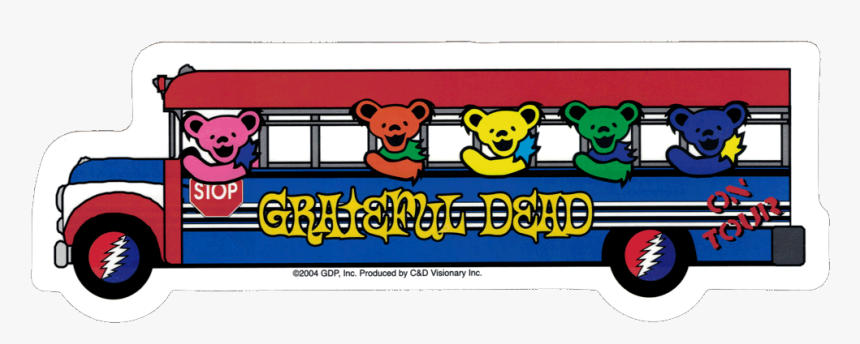 Transparent Bears Png - Grateful Dead Dancing Bear Bus, Png Download, Free Download
