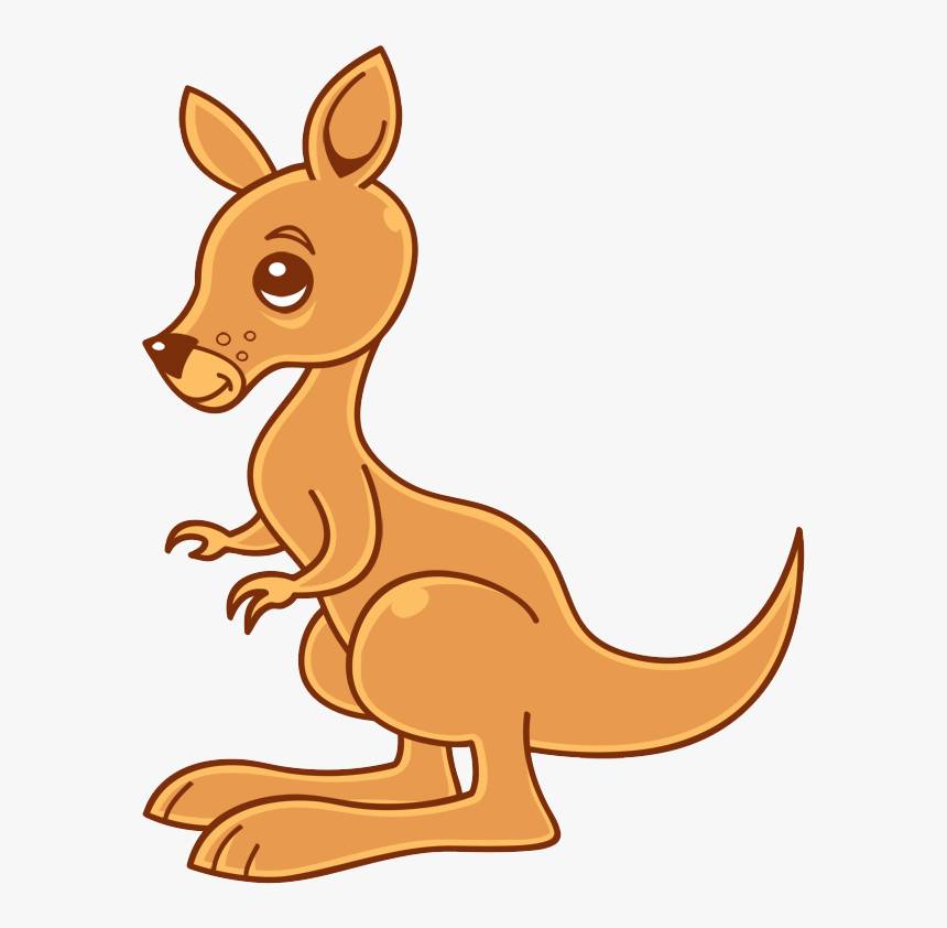 Kangaroo Cartoon Png Picture - Australia Cartoon Transparent Background Kangaroo, Png Download, Free Download