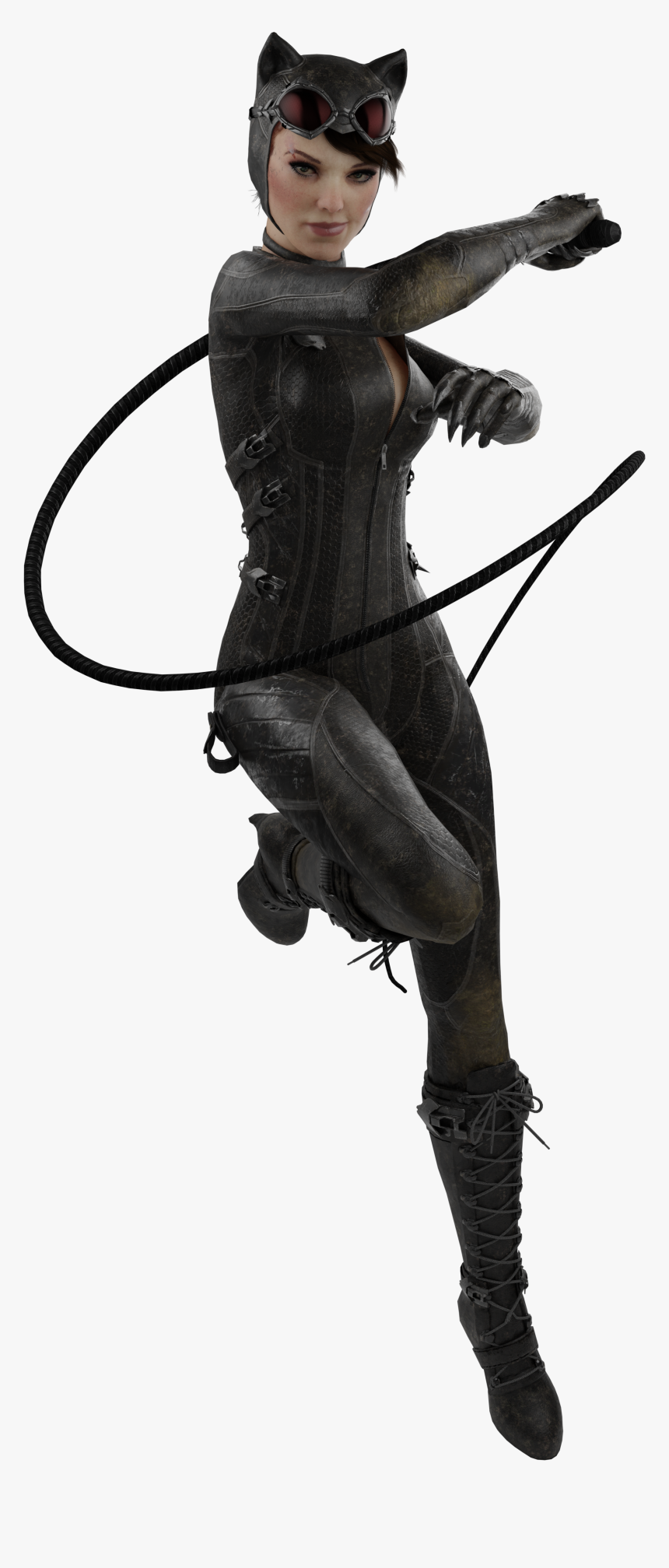 Arkham Catwoman Render, HD Png Download, Free Download