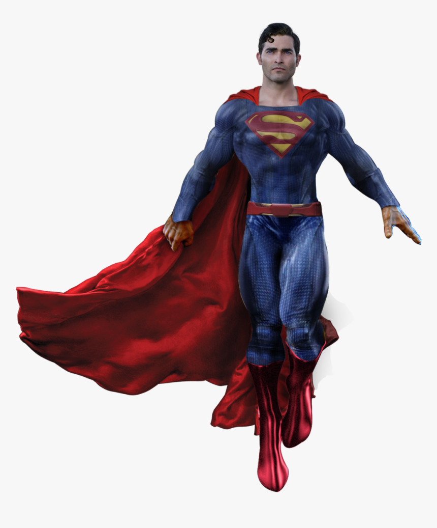 Transparent Super Man Png - Tyler Hoechlin Superman Flying, Png Download, Free Download