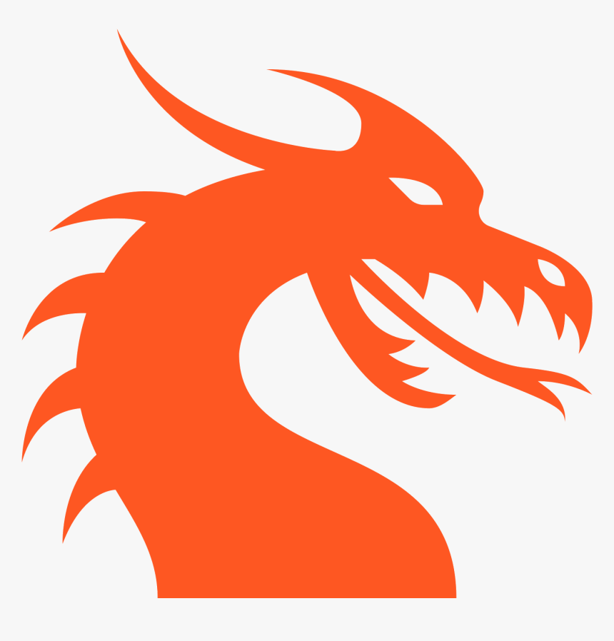 Dragon Icon Png - Fire Breathing Dragon Silhouette, Transparent Png, Free Download